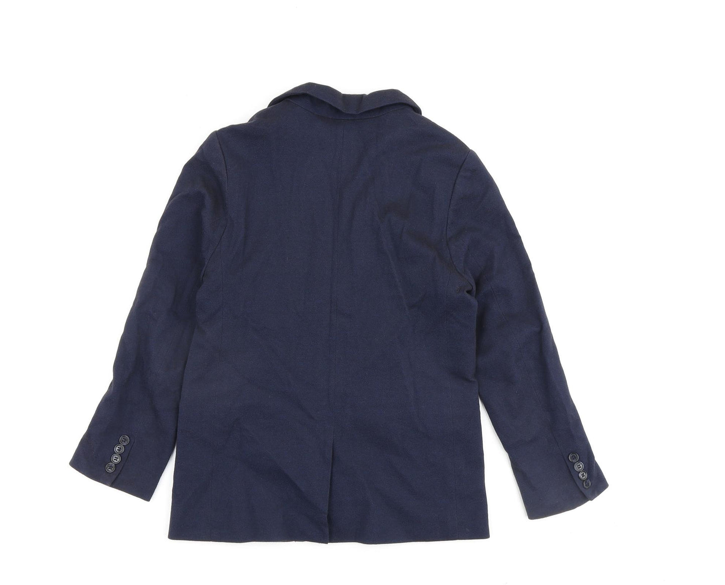 H&M Boys Blue Jacket Blazer Size 8-9 Years Button