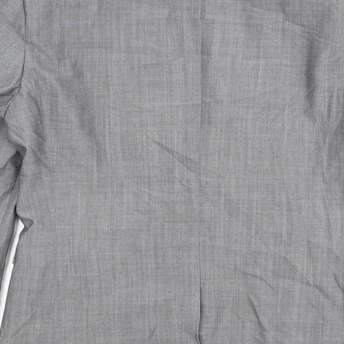 NEXT Mens Grey Wool Jacket Blazer Size 38 Regular