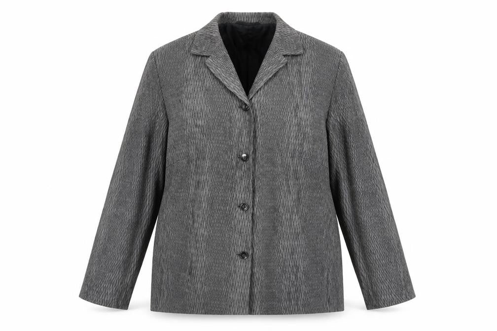 Gerry Weber Womens Grey Jacket Blazer Size 18 Button