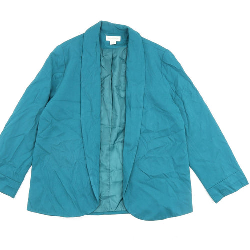 Monsoon Womens Green Jacket Blazer Size 12