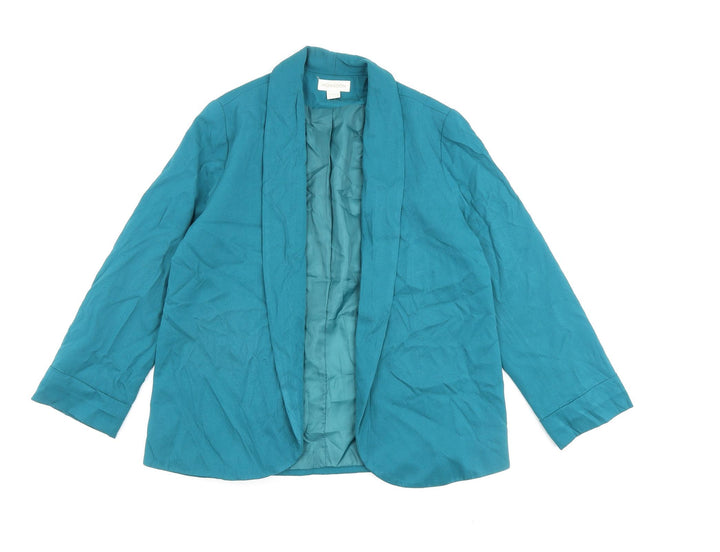 Monsoon Womens Green Jacket Blazer Size 12