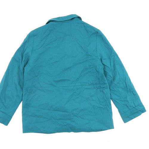 Monsoon Womens Green Jacket Blazer Size 12