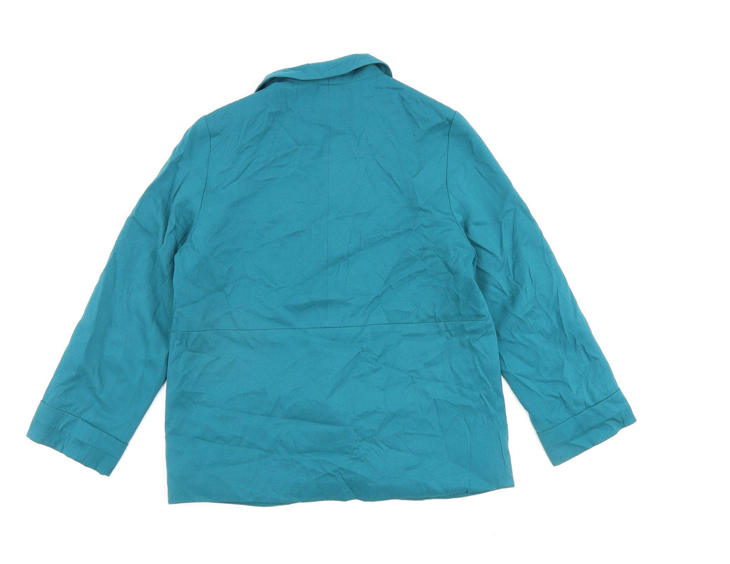 Monsoon Womens Green Jacket Blazer Size 12