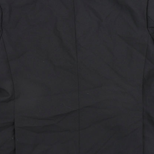 Drescott Mens Black Polyester Jacket Blazer Size 42 Regular