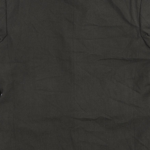 Hugo James Mens Green Polyester Jacket Blazer Size 44 Regular