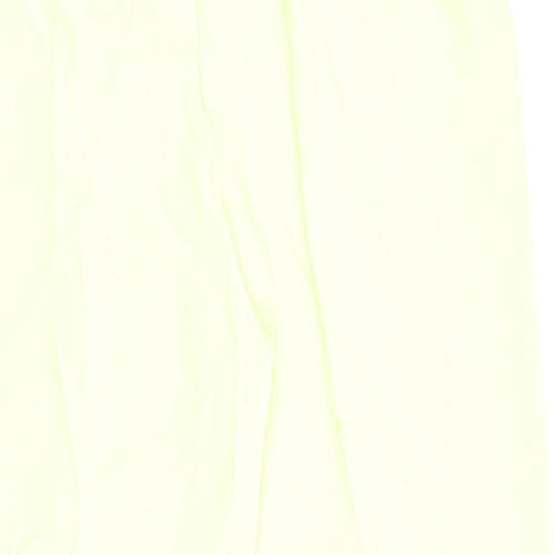 Marks and Spencer Womens Green Polyester Trousers Size 20 L31 in Regular Tie