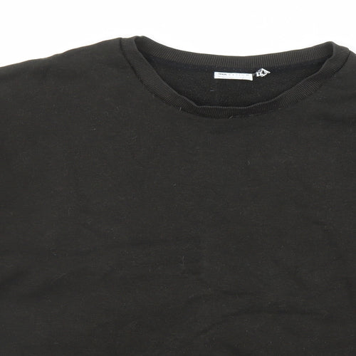 ASOS Womens Black Polyester Pullover Sweatshirt Size 18 Pullover