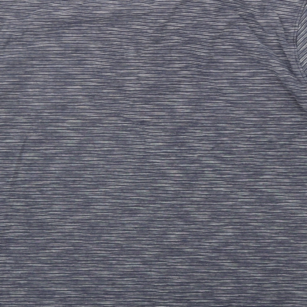 NEXT Mens Blue Cotton Polo Size L Collared Button