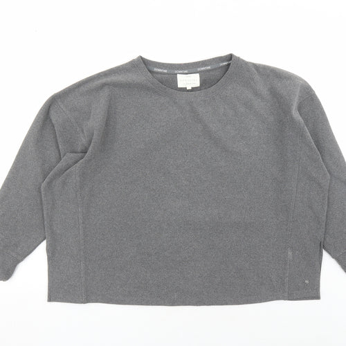 NEXT Womens Grey Polyester Pullover Sweatshirt Size 14 Pullover