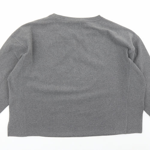NEXT Womens Grey Polyester Pullover Sweatshirt Size 14 Pullover