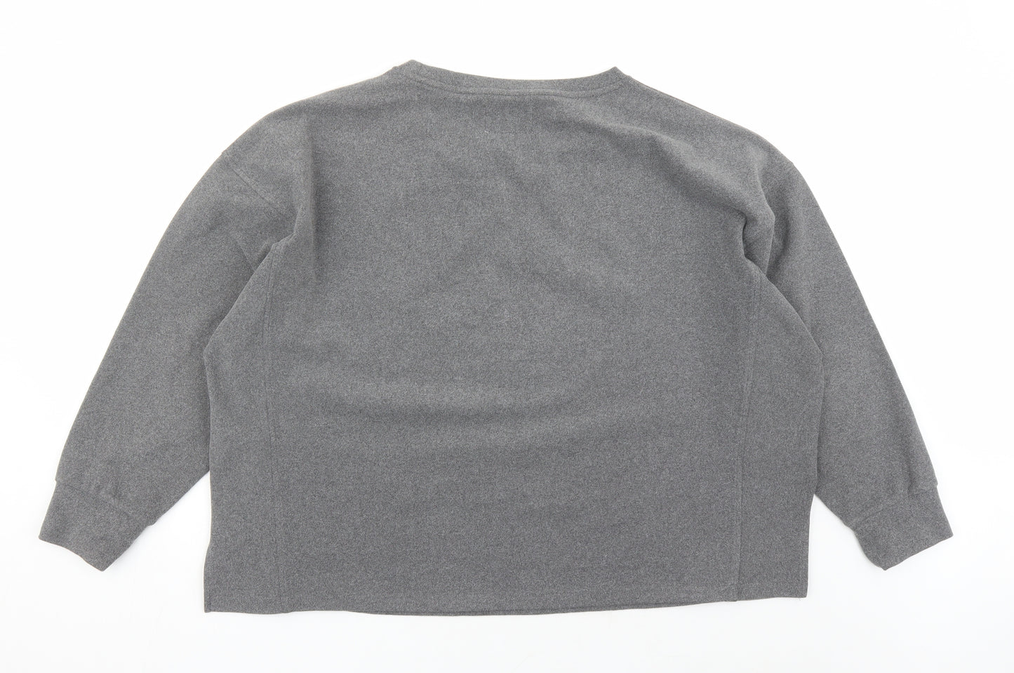 NEXT Womens Grey Polyester Pullover Sweatshirt Size 14 Pullover
