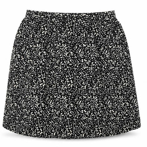 Marks and Spencer Womens Black Geometric Viscose Swing Skirt Size 22 - Elasticated Waist