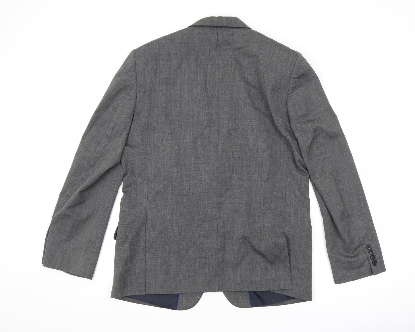 Marks and Spencer Mens Grey Wool Jacket Suit Jacket Size 40 Regular