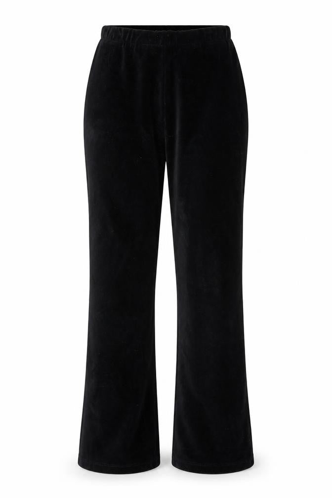 Topshop Womens Black Cotton Trousers Size 8 L32 in Regular