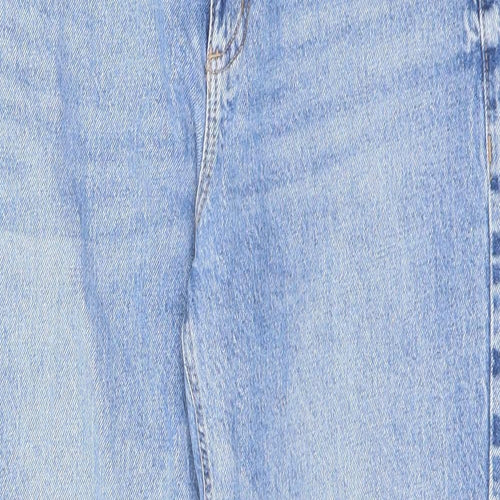 Dynamite Womens Blue Cotton Straight Jeans Size 26 in L26 in Regular Zip