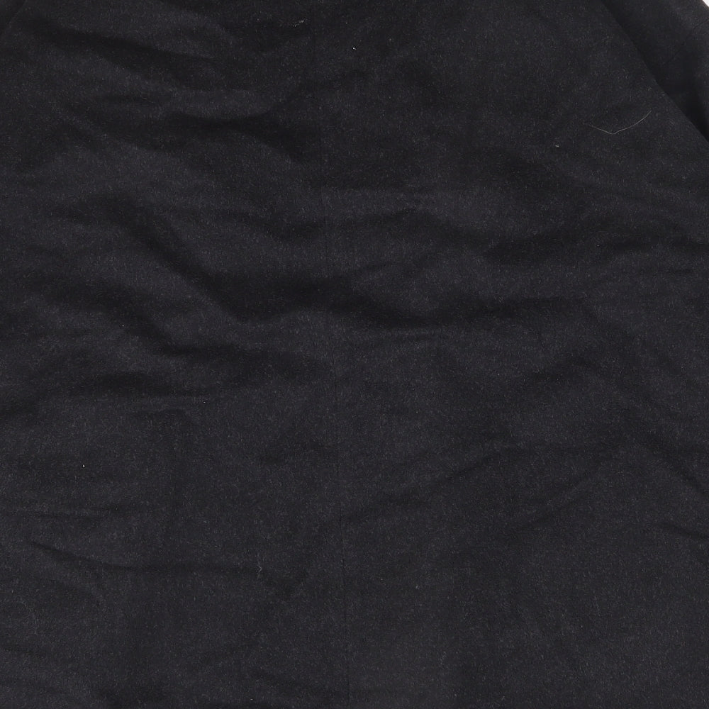 River Island Womens Grey Overcoat Coat Size 14