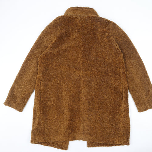 Influence Womens Brown Overcoat Coat Size 12