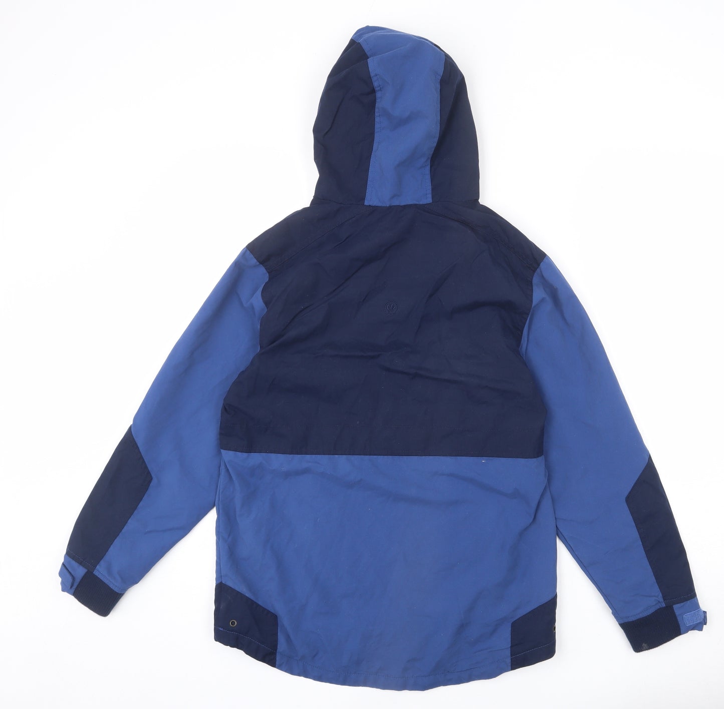 Fat Face Boys Blue Anorak Coat Size 12-13 Years Zip