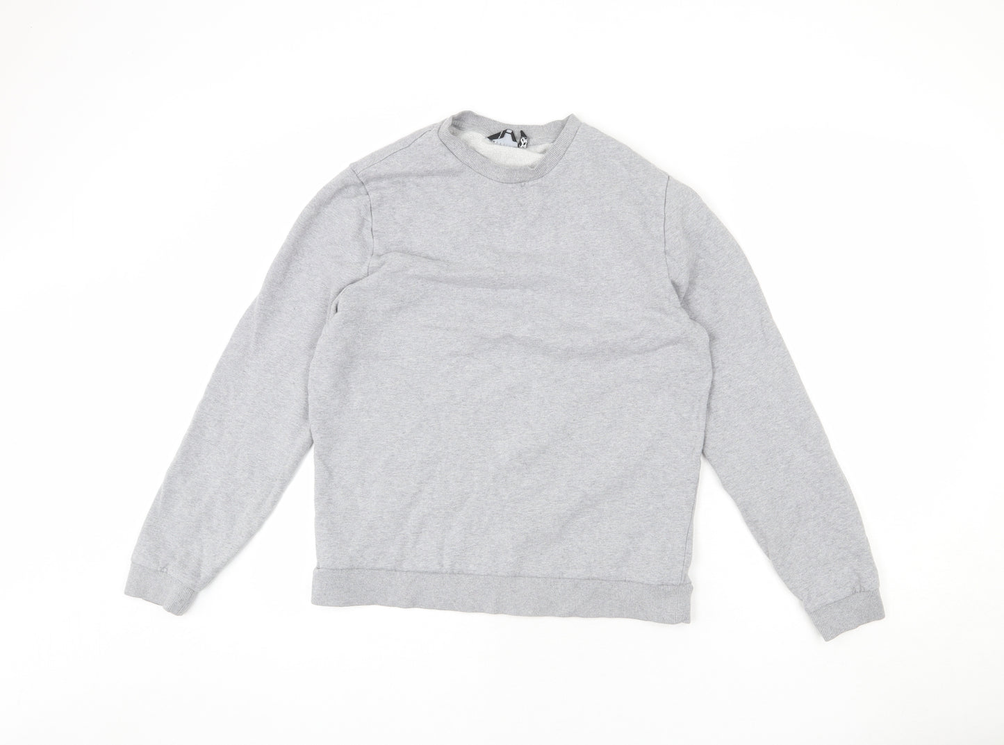ASOS Womens Grey Cotton Pullover Sweatshirt Size M Pullover