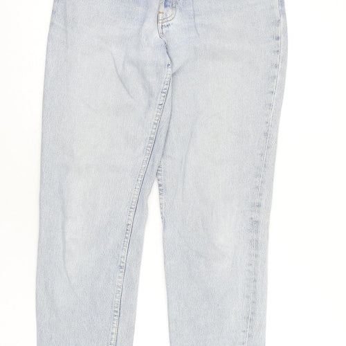 Levi's Mens Blue Cotton Straight Jeans Size 28 in L31 in Regular Button