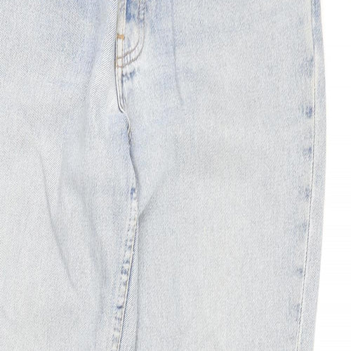 Levi's Mens Blue Cotton Straight Jeans Size 28 in L31 in Regular Button