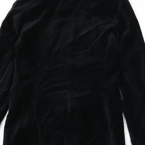 Zara Womens Black Jacket Blazer Size XS Button