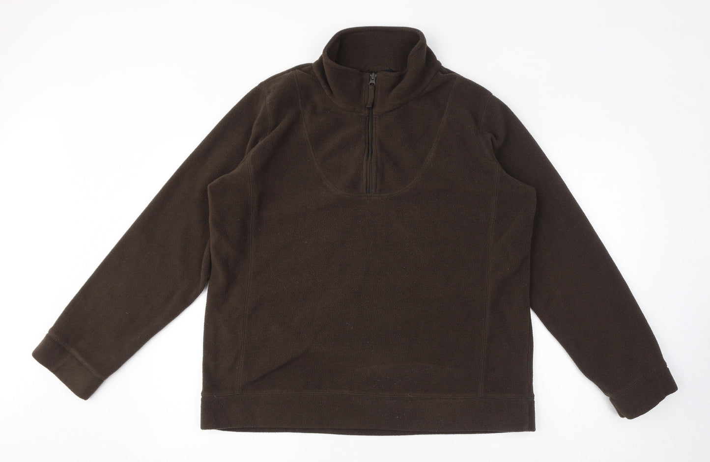 Essential Womens Brown Polyester Pullover Sweatshirt Size XL Pullover