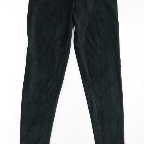Marks and Spencer Womens Green Cotton Capri Leggings Size 8 L30 in