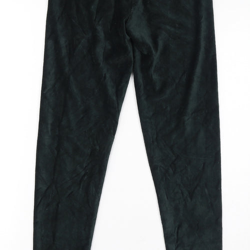 Marks and Spencer Womens Green Cotton Capri Leggings Size 8 L30 in