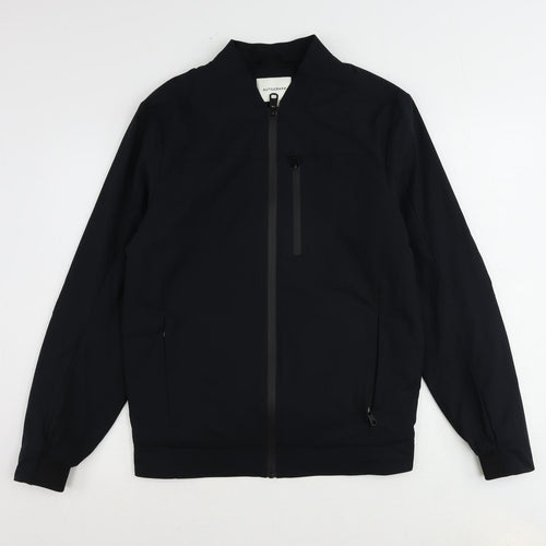 Autograph Mens Black Bomber Jacket Jacket Size S Zip