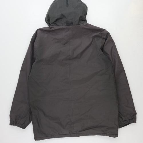 Regatta Womens Grey Rain Coat Coat Size M Zip