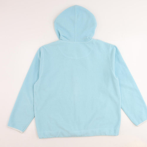 Debbie Morgan Womens Blue Jacket Size S Zip - Size S-M