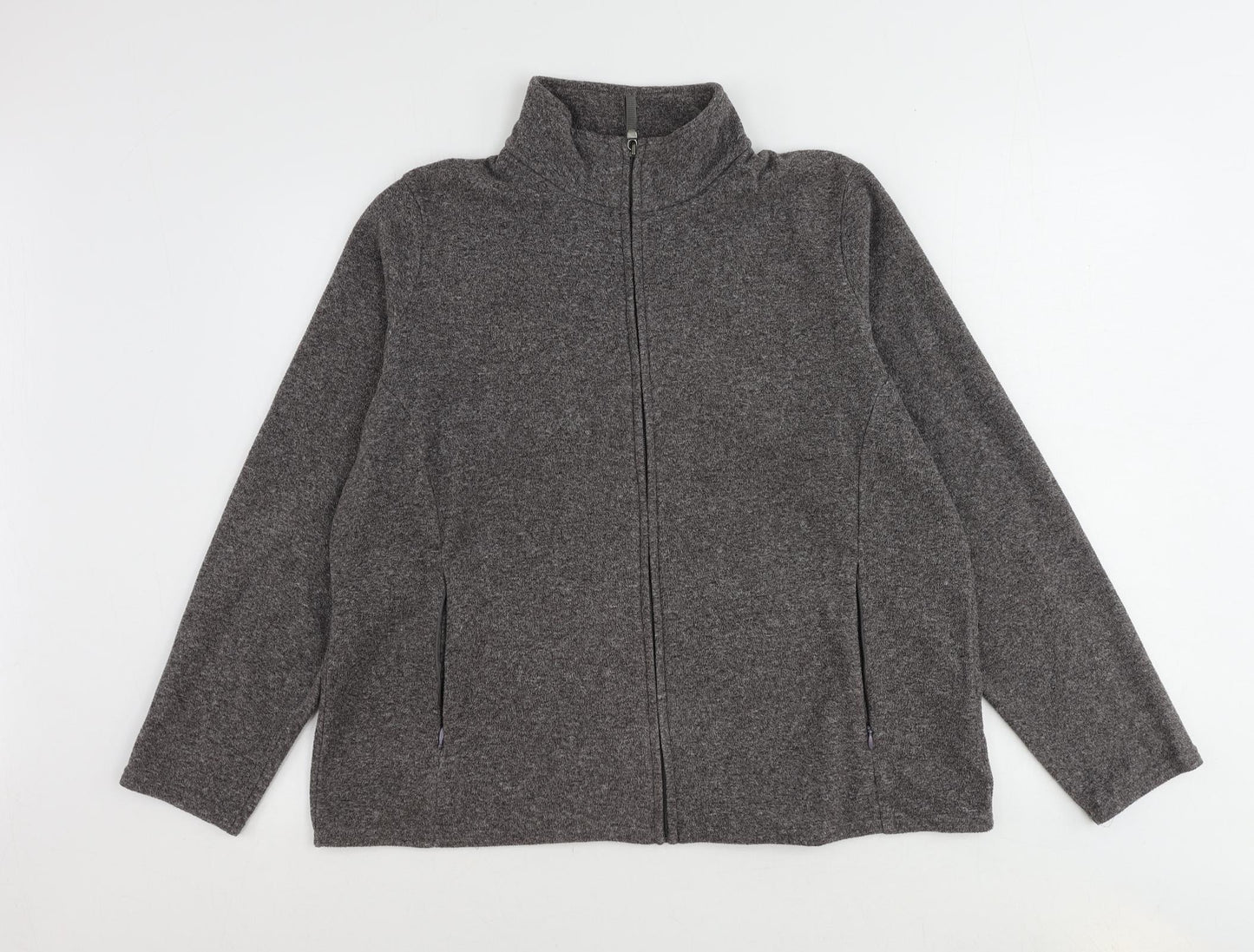 Marks and Spencer Womens Brown Jacket Size 20 Zip