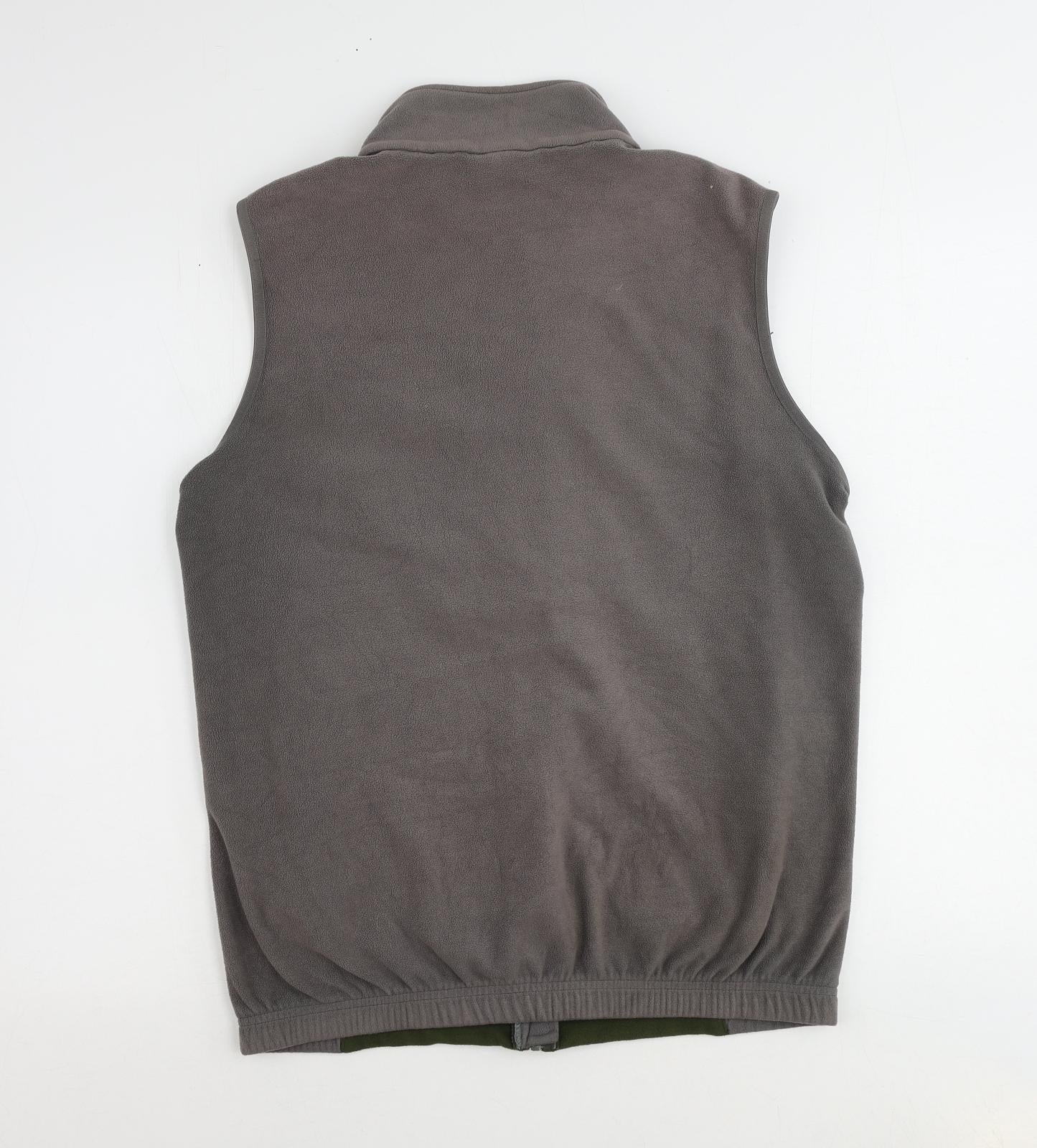 DECATHLON Mens Green Gilet Jacket Size M Zip