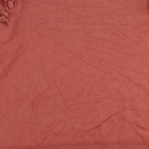 Principles Womens Pink Round Neck Viscose Pullover Jumper Size 12