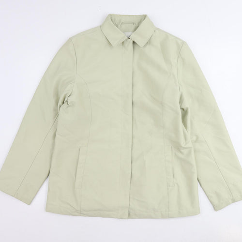 Joie de Vivre Womens Beige Jacket Size 14 Zip