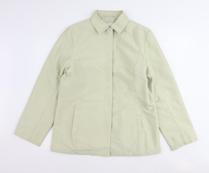 Joie de Vivre Womens Beige Jacket Size 14 Zip