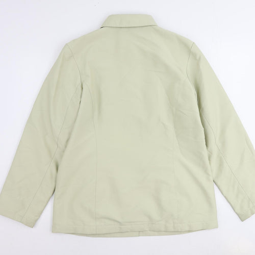 Joie de Vivre Womens Beige Jacket Size 14 Zip
