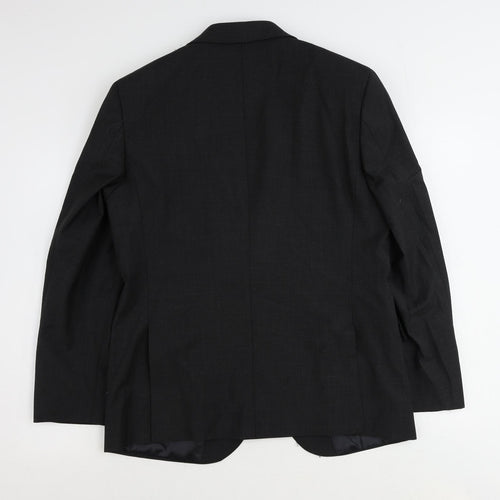 Marks and Spencer Mens Grey Wool Jacket Suit Jacket Size 40 Regular