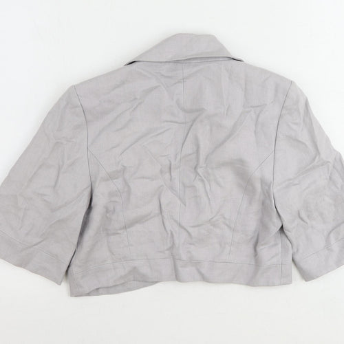 NEXT Womens Purple Jacket Blazer Size 10 Button