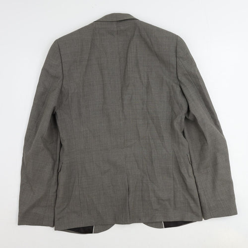 NEXT Mens Brown Wool Jacket Suit Jacket Size 40 Regular