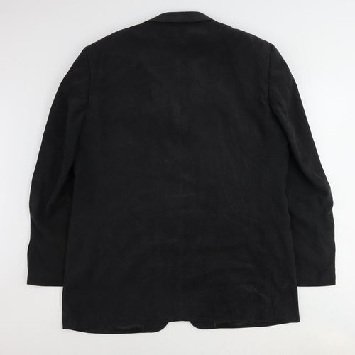 Slaters Mens Grey Polyester Jacket Suit Jacket Size 46 Regular