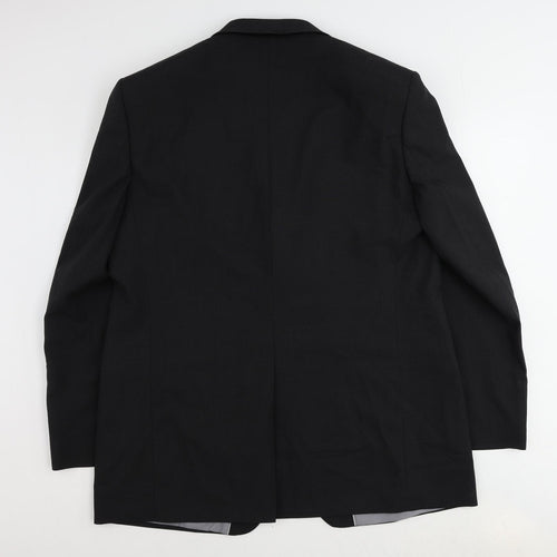 Marks and Spencer Mens Grey Polyester Jacket Suit Jacket Size 46 Regular