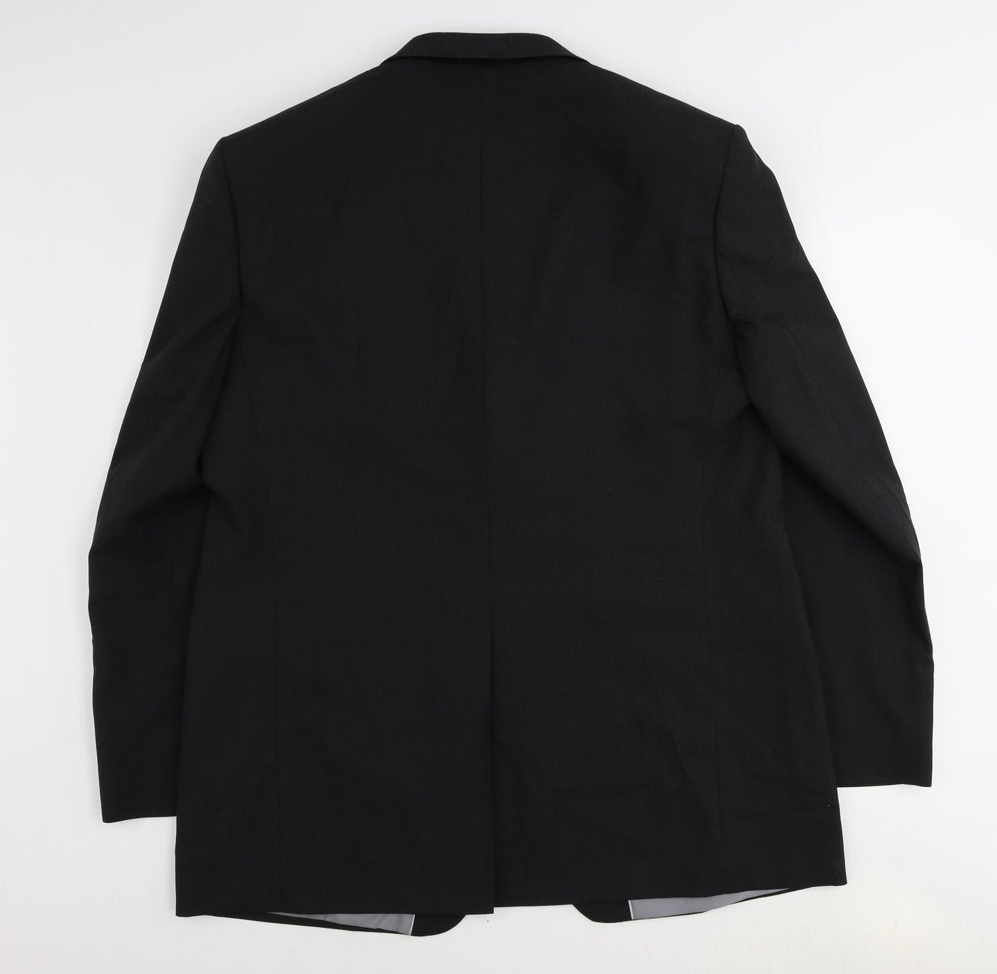 Marks and Spencer Mens Grey Polyester Jacket Suit Jacket Size 46 Regular
