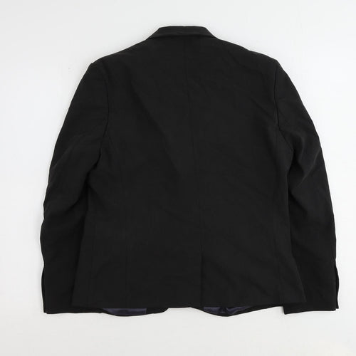 Brook Taverner Womens Black Jacket Blazer Size 14