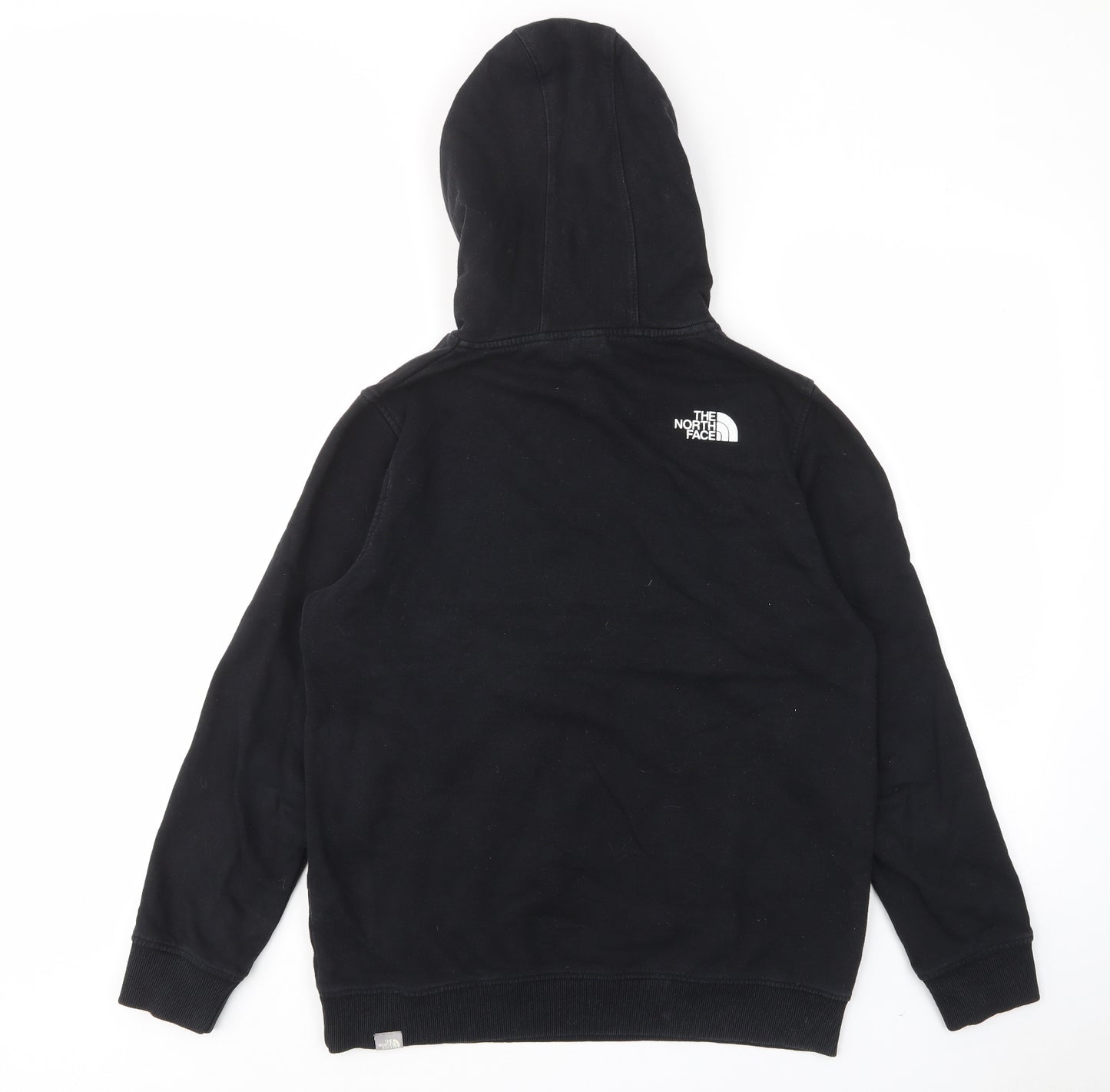 The North Face Womens Black Cotton Pullover Hoodie Size M Pullover - Pockets, Logo