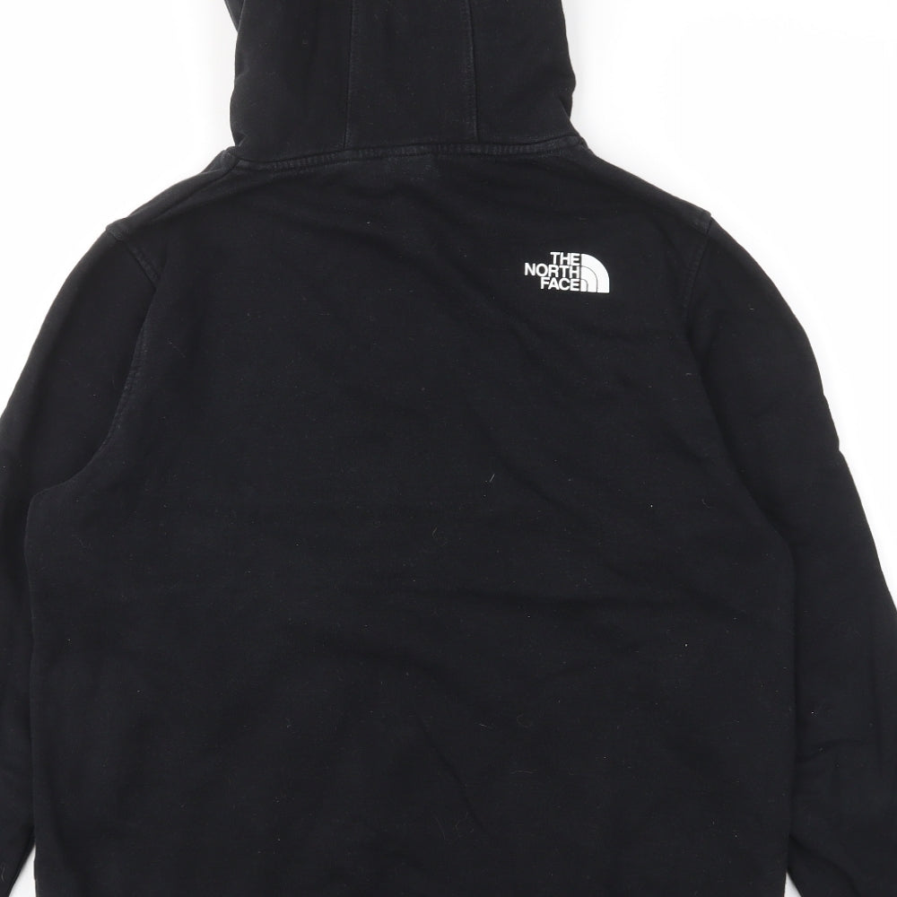 The North Face Womens Black Cotton Pullover Hoodie Size M Pullover - Pockets, Logo