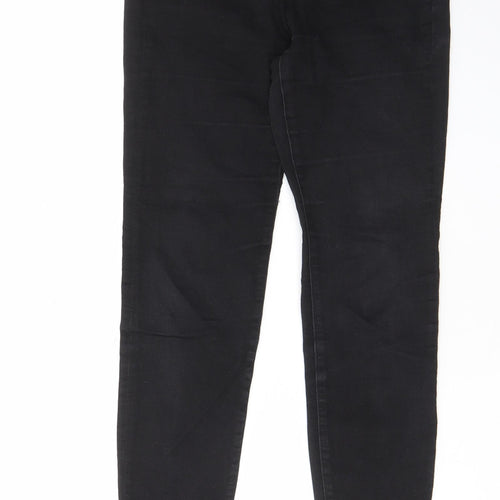 Gap Womens Black Cotton Skinny Jeans Size 10 L27 in Regular Zip - Pockets, Belt Loops