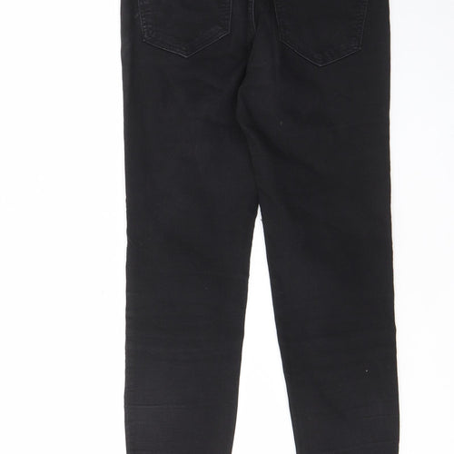 Gap Womens Black Cotton Skinny Jeans Size 10 L27 in Regular Zip - Pockets, Belt Loops