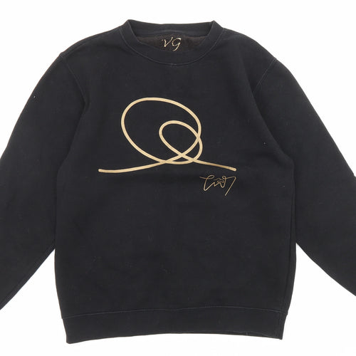 TW Seven Womens Black Cotton Pullover Sweatshirt Size XS Pullover